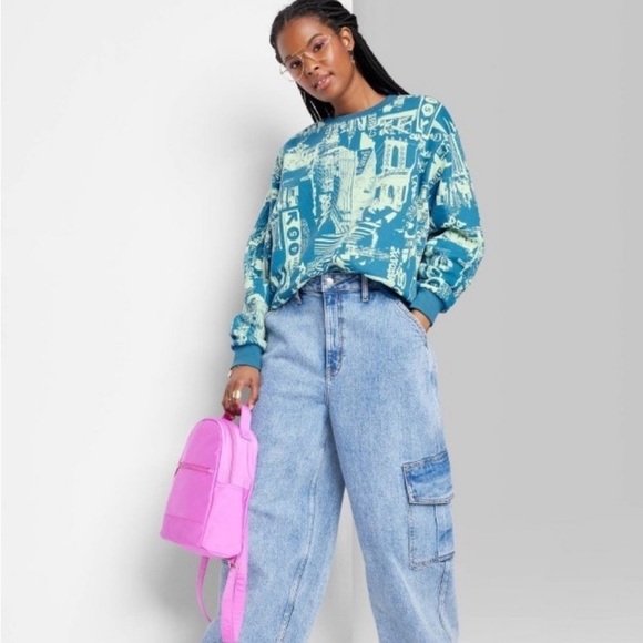 Wild fable nyc oversized sweatshirt nwt - Picture 4 of 4